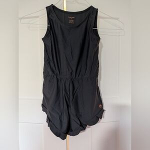 Black Athletic Romper